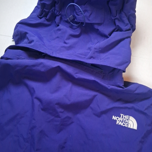 The North Face Hyvent Size Large Womens Hooded Zip Nylon Jacket Purple - Picture 9 of 9